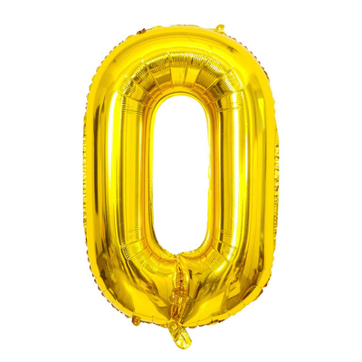Aluminium film 40 Inch 0-9 large number balloon decoration