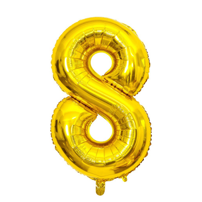 Aluminium film 40 Inch 0-9 large number balloon decoration