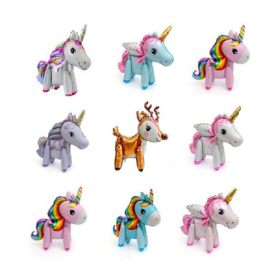 3D Unicorn theme aluminum foil balloons for party decoration