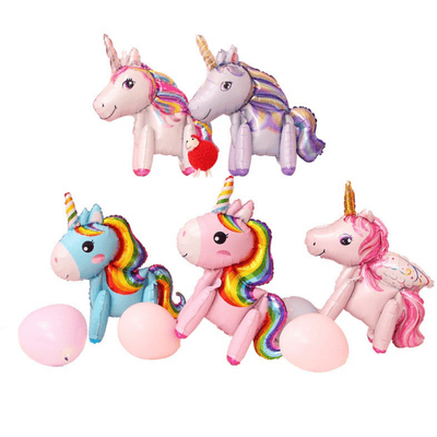 3D Unicorn theme aluminum foil balloons for party decoration
