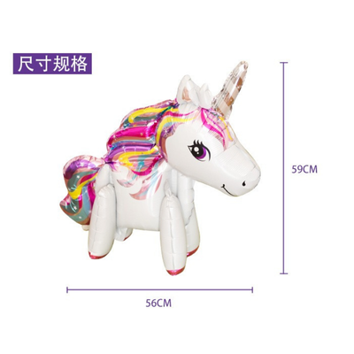 3D Unicorn theme aluminum foil balloons for party decoration