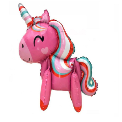 3D Unicorn theme aluminum foil balloons for party decoration