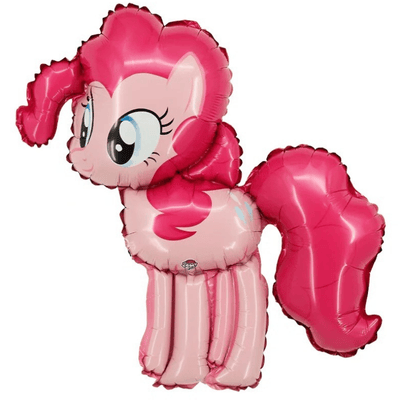 Rainbow cartoon pony theme aluminium film helium foil balloon 