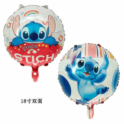  New cartoon anime lilo stitch balloon birthday decoration 