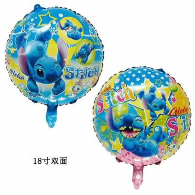  New cartoon anime lilo stitch balloon birthday decoration 