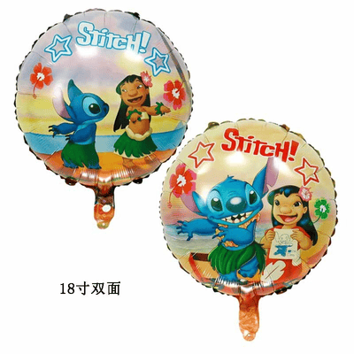  New cartoon anime lilo stitch balloon birthday decoration 