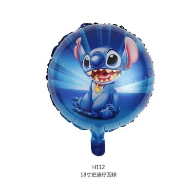  New cartoon anime lilo stitch balloon birthday decoration 