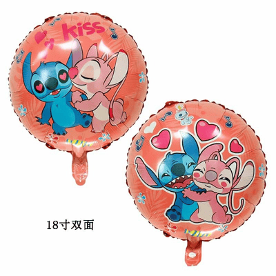  New cartoon anime lilo stitch balloon birthday decoration 