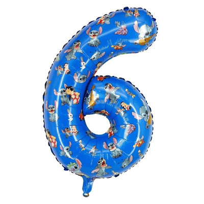  New cartoon anime lilo stitch balloon birthday decoration 