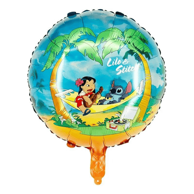  New cartoon anime lilo stitch balloon birthday decoration 