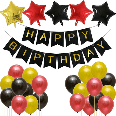 Happy birthday balloon set decorations for birthday party