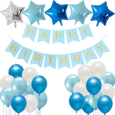 Happy birthday balloon set decorations for birthday party
