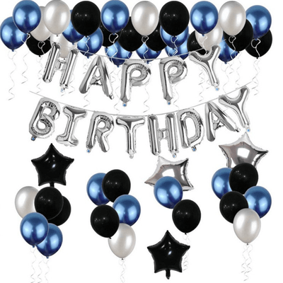 Happy birthday balloon set decorations for birthday party