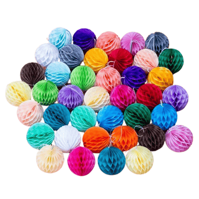  Factory hot sale handmade tissue paper honeycomb balls