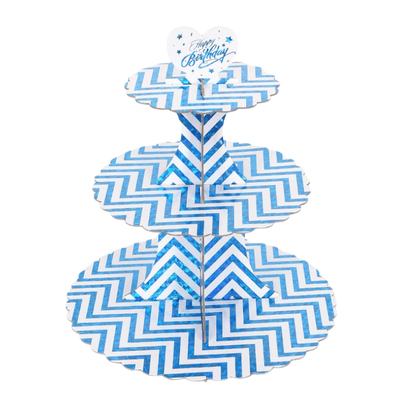 Zhaosen Craft Wholesale 3 Layer Cardboard Cupcake Cake Stand