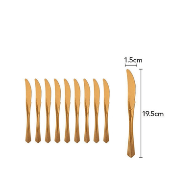  Wholesale Disposable Plastic Colored Knife Fork Spoon 