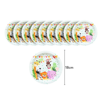Customize and wholesale disposable paper plates part tableware