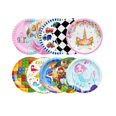 Customize and wholesale disposable paper plates part tableware