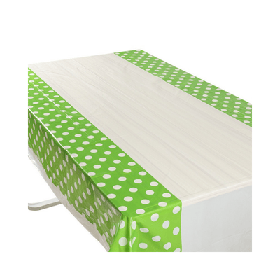 customize wholesale disposable PE tablecloth table cover