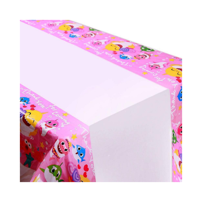 customize wholesale disposable PE tablecloth table cover