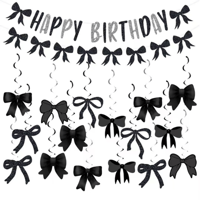 Wholesale Bow Theme Birthday Party Decoration Set 