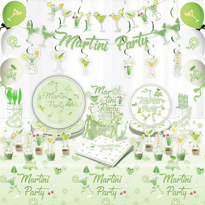 2025 New arrival Martini party tableware decoration set 