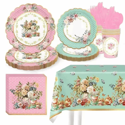 Customize tea party tableware decoration set 
