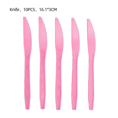 Pink candy lollipop theme birthday disposable tableware decor