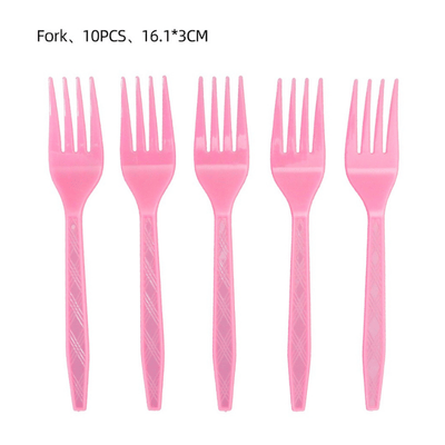 Pink candy lollipop theme birthday disposable tableware decor
