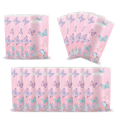 Butterfly fairy theme tableware kids girls birthday decor