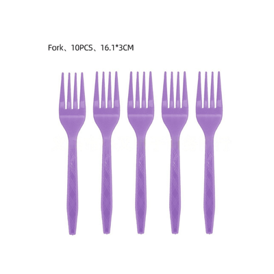wholesale purple diamond birthday theme party tableware sets