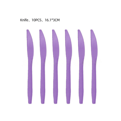 wholesale purple diamond birthday theme party tableware sets
