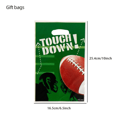Hot sale sports rugby party tableware decoration set 