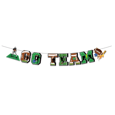 Hot sale sports rugby party tableware decoration set 
