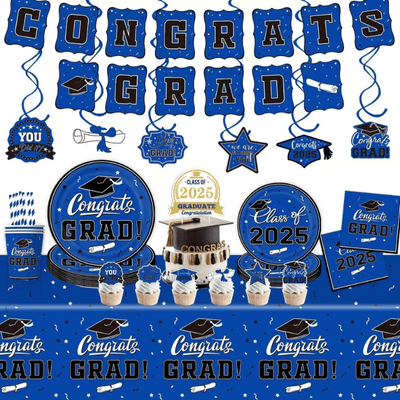 Customize 2025 New Graduation season party tableware set 