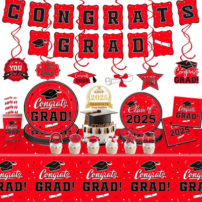 Customize 2025 New Graduation season party tableware set 