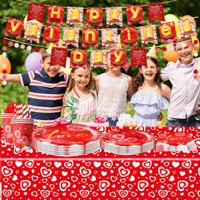 Hot sale 2025 new Valentine's Day tableware set decoration
