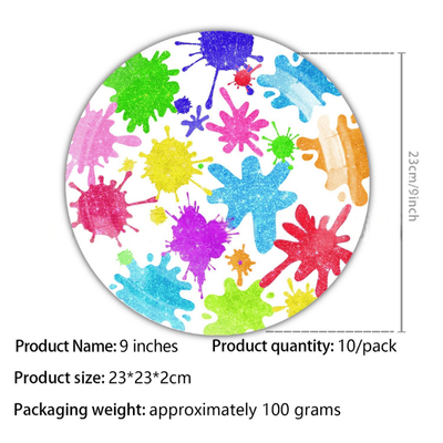 New Arrival art painting theme kids birthday party supplies 