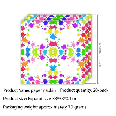 New Arrival art painting theme kids birthday party supplies 