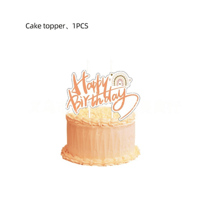 Wholesale bohemian rainbow birthday party decoration supplies