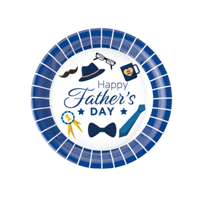 2025 Fathers day theme party tableware decoration set