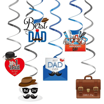 2025 Fathers day theme party tableware decoration set