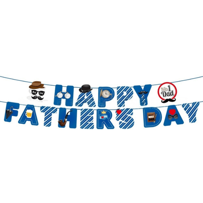 2025 Fathers day theme party tableware decoration set