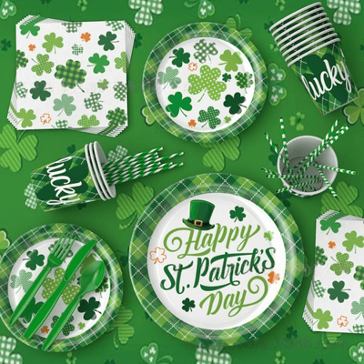 ST. Patrick's Day Party holiday supplies disposable tableware