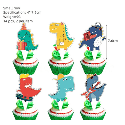 Dinosaur themed boys birthday party disposable tableware set