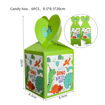 Dinosaur themed boys birthday party disposable tableware set