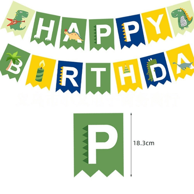 Dinosaur themed boys birthday party disposable tableware set