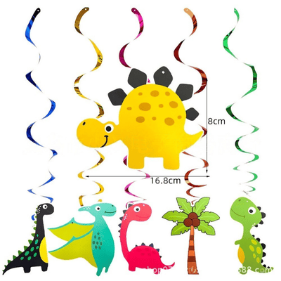 Dinosaur themed boys birthday party disposable tableware set