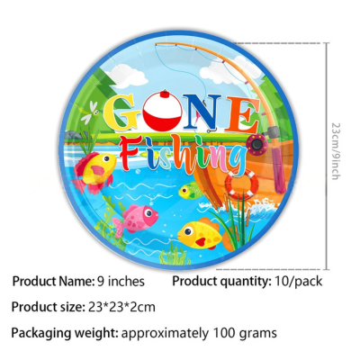 Wholesale fishing theme kids birthday party decoration