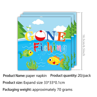 Wholesale fishing theme kids birthday party decoration